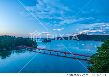 Miyagi Prefecture, Japan's Three Views of Matsushima Scenery Miyagi Prefecture, Japan's Three Views of Matsushima Scenery 83867101