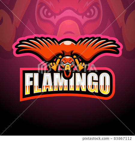 Flamingo mascot esport logo design Flamingo mascot esport logo design 83867112