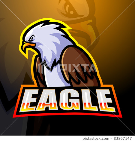 Eagle mascot esport logo design - Stock Illustration [83867147] - PIXTA