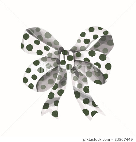 Watercolor Bow. Bow for the holidays isolated on a white background Watercolor Bow. Bow for the holidays isolated on a white background 83867449