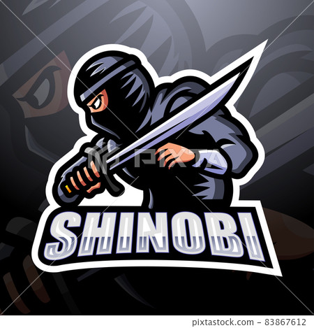 Shinobi mascot esport logo design Shinobi mascot esport logo design 83867612