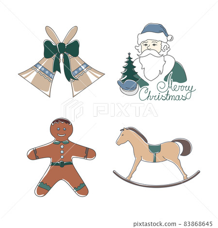 Merry Christmas elements 83868645
