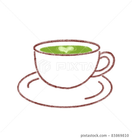 心形拿鐵藝術熱抹茶拿鐵杯 心形拿鐵藝術熱抹茶拿鐵杯 83869810