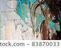 Embossed pasty oil paints and reliefs. 83870033