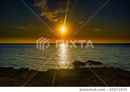 Evening view of Kurima Island coast 83871630