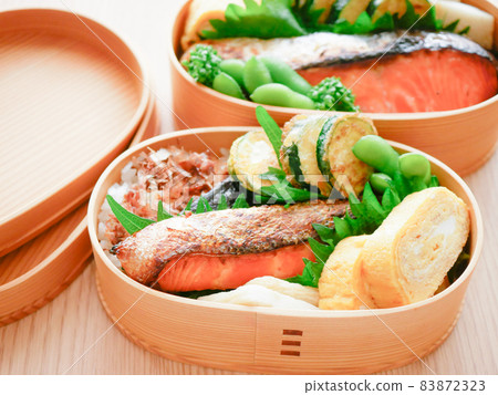 美味的手工便當便當【三文魚/三文魚】 美味的手工便當便當【三文魚/三文魚】 83872323