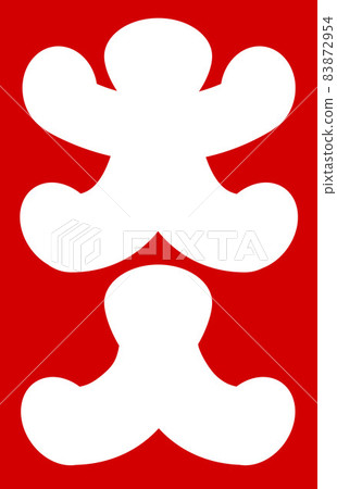 Illustration New Year's card material: 1 large red bag Illustration New Year's card material: 1 large red bag 83872954