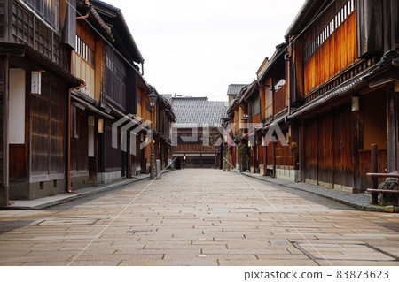 Hokuriku Kanazawa's tourist destination, unmanned Higashi Chaya district Hokuriku Kanazawa's tourist destination, unmanned Higashi Chaya district 83873623