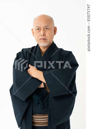 日式服裝老人和服 83875747