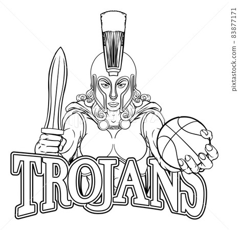 Spartan Trojan Gladiator Basketball Warrior Woman 83877171