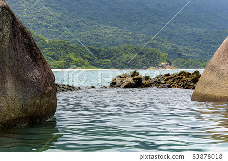 Beach and tropical forest in Trindade, Paraty Beach and tropical forest in Trindade, Paraty 83878018