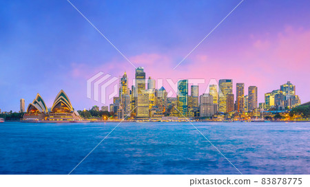 Downtown Sydney skyline Downtown Sydney skyline 83878775