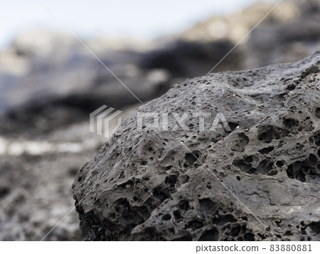 Fukue Island, Nagasaki Prefecture Hamada Beach Scoria / Fukue Island, Japan 83880881