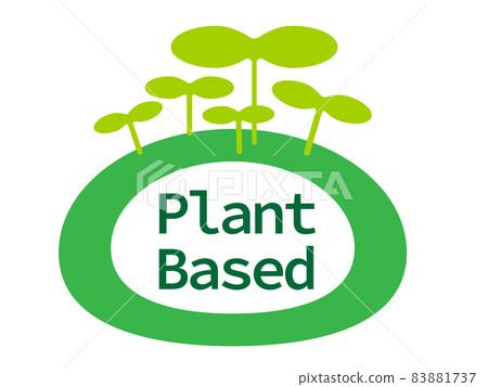 以植物成分製成的食品和產品的標誌 83881737