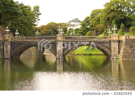 Imperial Palace Nijubashi Main Gate Ishibashi Main Gate Iron Bridge Fushimi Turret Inside the Imperial Palace in Chiyoda, Chiyoda-ku, Tokyo 83882049