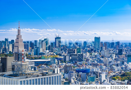 Tokyo City View City center viewed from the Tokyo Metropolitan Government 83882054
