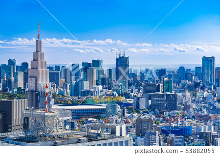 Tokyo City View City center viewed from the Tokyo Metropolitan Government 83882055