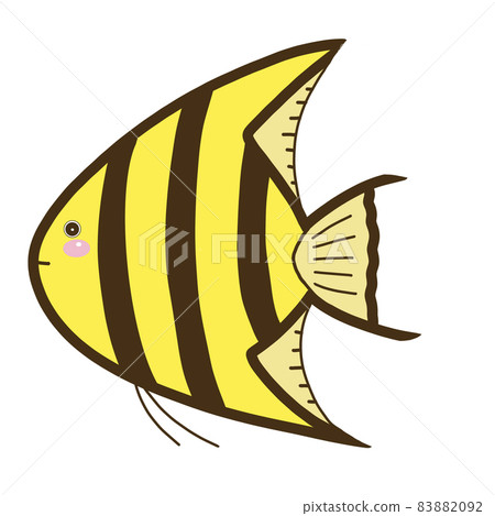 插圖素材 Fish_Angelfish 插圖素材 Fish_Angelfish 83882092