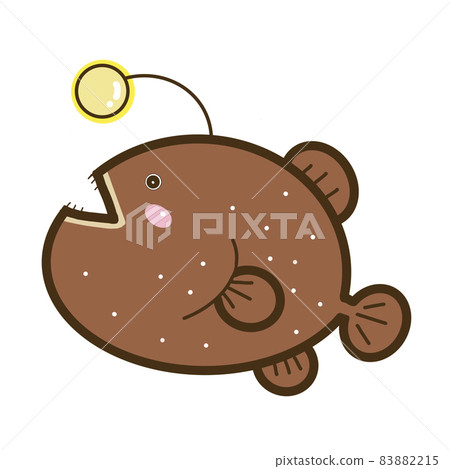 插圖素材 Fish_anglerfish 插圖素材 Fish_anglerfish 83882215