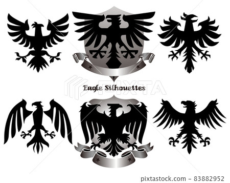 Crest eagle silhouette 83882952