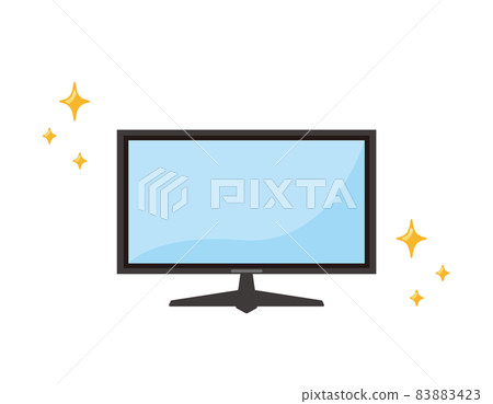 電視矢量圖圖標 83883423