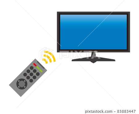 電視矢量圖圖標 電視矢量圖圖標 83883447