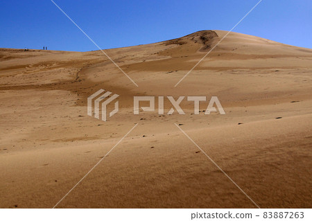 Tottori four seasons walk autumn sand dunes 83887263