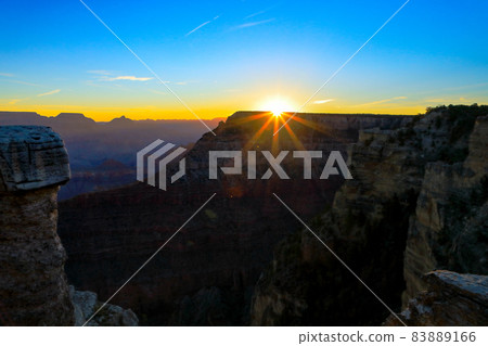 Grand Canyon National Park Sunrise (South Rim) South Wall, Mather Point, Arizona, USA 83889166