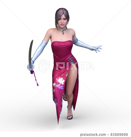 Female swordsman 83889898