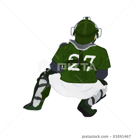 Baseball/uniform (back side) - Stock Illustration [98793000] - PIXTA