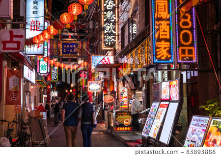 “神奈川縣”橫濱唐人街·夜景 “神奈川縣”橫濱唐人街·夜景 83893888