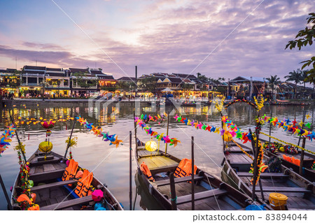 Hoi An ancient town, Vietnam. Vietnam opens to tourists again after quarantine Coronovirus COVID 19 83894044