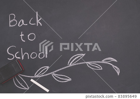 Back to school and education concept blackboard write the word Back to school Back to school and education concept blackboard write the word Back to school 83895649
