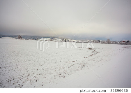 winter landscape in germany, Gerrhausen, Goslar winter landscape in germany, Gerrhausen, Goslar 83896686