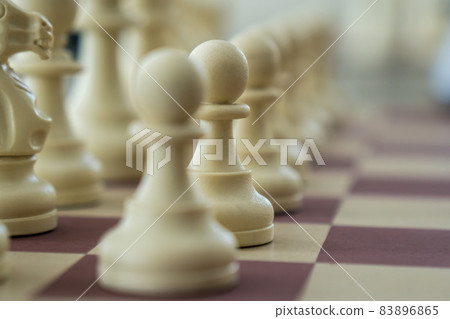 Set of chess figures on the playing board Set of chess figures on the playing board 83896865