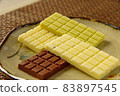 4 types of chocolate bar 83897545