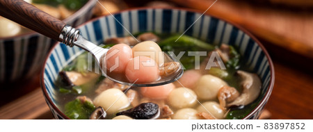 湯圓 冬至 紅色 白色 粉色 Tang yuan タンユエン 団子 83897852