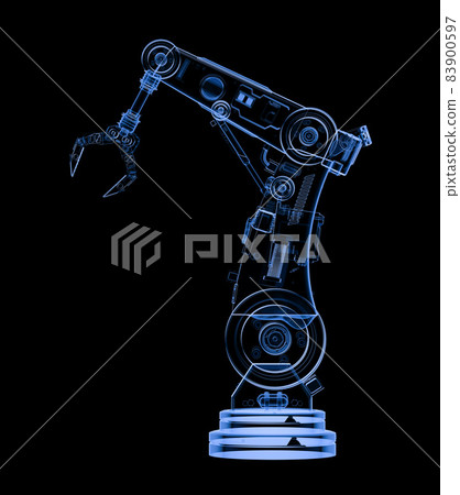 X-rayl robotic arm isolated X-rayl robotic arm isolated 83900597