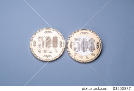 Newly designed 500-yen coin Reiwa 3 years Newly designed 500-yen coin Reiwa 3 years 83900877