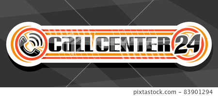 Vector banner for Call Center 83901294