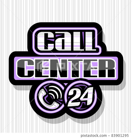 Vector logo for Call Center 83901295