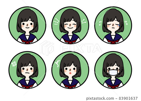 人 icon_schoolgirl 面部表情集 人 icon_schoolgirl 面部表情集 83901637