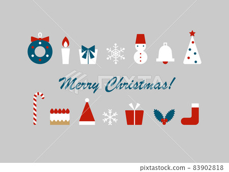 Simple Christmas goods card design Simple Christmas goods card design 83902818
