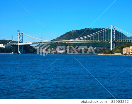 Kanmon Strait and Kanmon Bridge (Fukuoka / Yamaguchi Prefecture) Kanmon Strait and Kanmon Bridge (Fukuoka / Yamaguchi Prefecture) 83903252