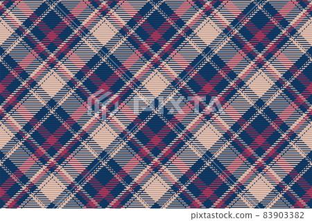 Seamless pattern of scottish tartan plaid. Repeatable background with check fabric texture. Vector backdrop striped textile print. 83903382
