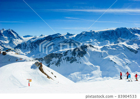 Ski slope Ski slope 83904533