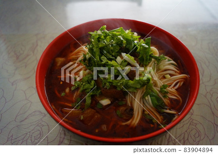 Ramen offered in Litang, Sichuan, China Ramen offered in Litang, Sichuan, China 83904894