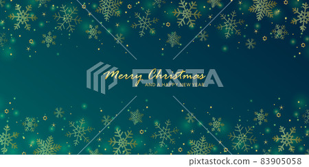 golden shiny banner christmas card with... - Stock Illustration ...