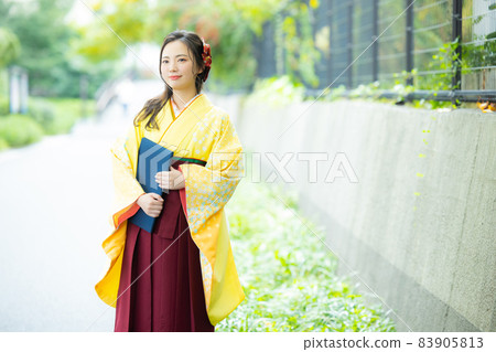 袴二尺袖和服畢業典禮 袴二尺袖和服畢業典禮 83905813