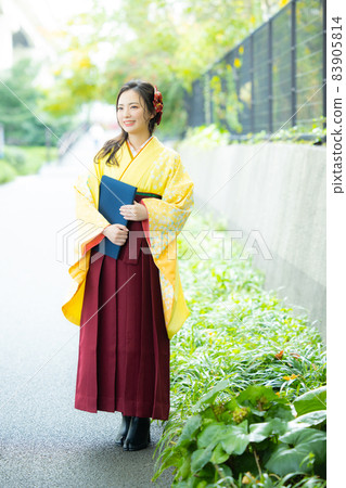 袴二尺袖和服畢業典禮 袴二尺袖和服畢業典禮 83905814